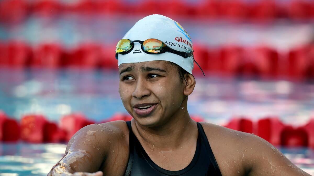 Recordes de natação caem no Campeonato Nacional de Ahmedabad