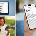 Recurso 'Story so far' da Amazon sendo lançado nos Kindles dos EUA e no aplicativo para iPhone | Recurso mostrado em um Kindle e no iPhone
