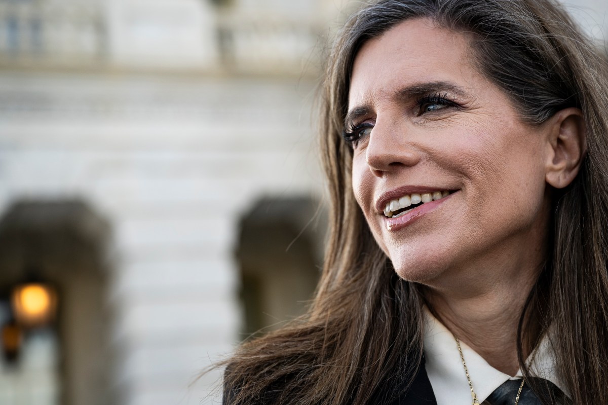 Representative Nancy Mace arrives for votes in the House at the Capitol on May 12, 2026 in Washington, D.C.