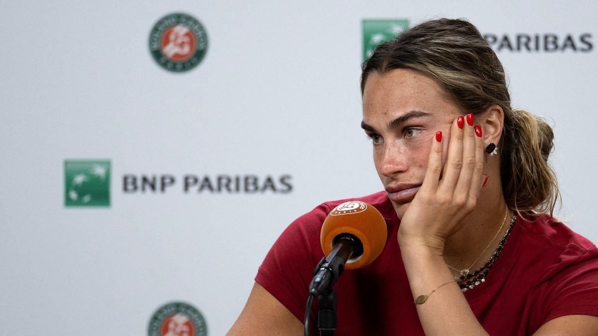 Sabalenka após sair do Aberto da França de 2026: Quer largar o tênis agora