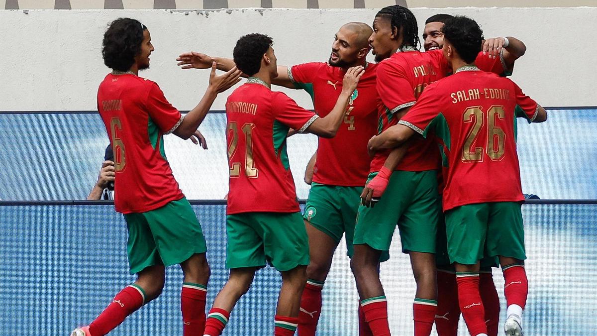 Saibari marca dois gols e Marrocos marca quatro gols no aquecimento para a Copa do Mundo