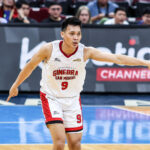 Scottie Thompson do Barangay Ginebra Gin Kings em ação durante a PBA Commissioner's Cup de 2026. Ele está fora da escalação de Gilas Pilipinas para a próxima janela das Eliminatórias Asiáticas da Copa do Mundo da Fiba de 2027.
