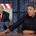 Seth Meyers quer mais detalhes sobre o acordo de Trump com o Irã. Algo. Qualquer coisa.