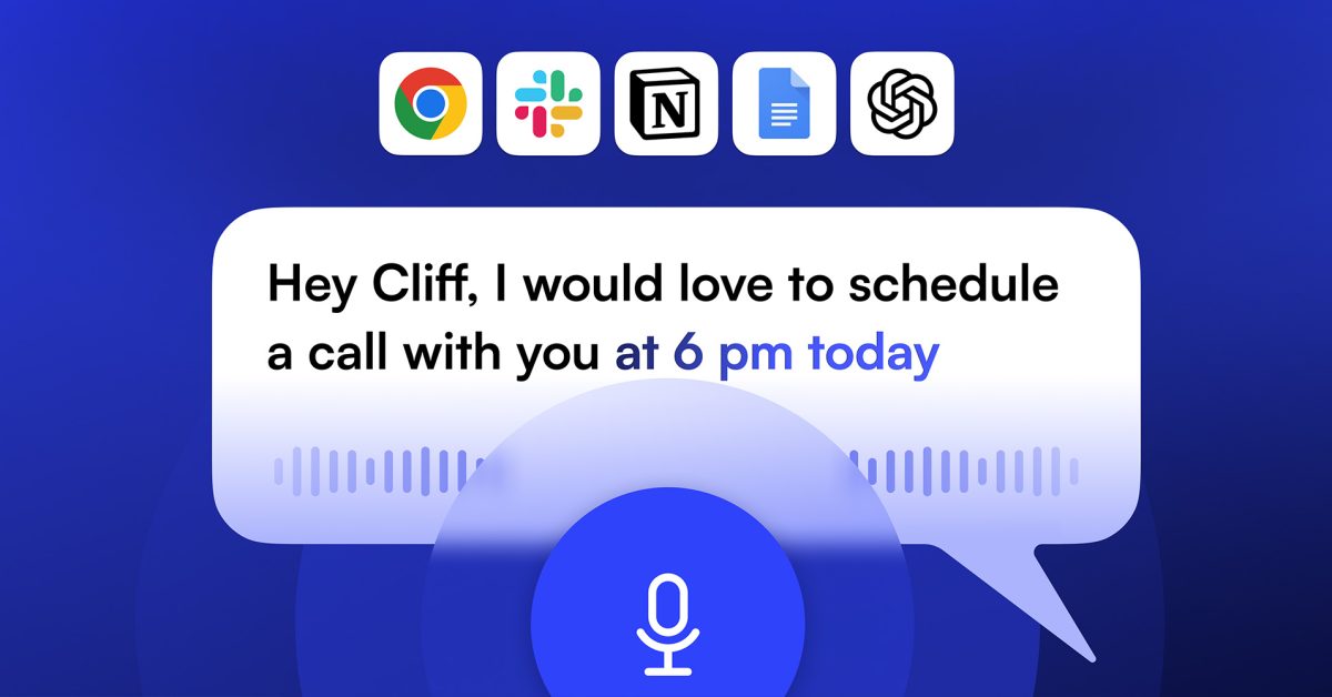 Speechify traz digitação por voz para todos os usuários de iPhone e Mac