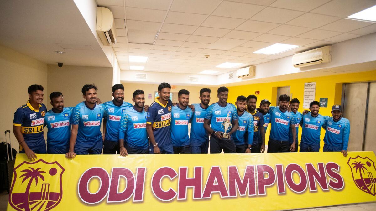 Sri Lanka fecha série ODI contra Índias Ocidentais depois que a chuva anula a decisão
