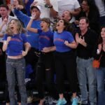 Taylor Swift brinca que estava gritando por '100 por cento' do jogo dos Knicks