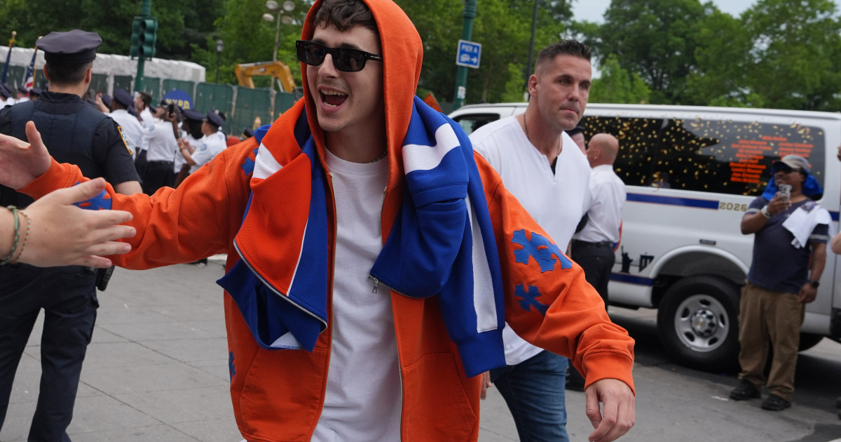 Desfile do Campeonato Knicks Basquete