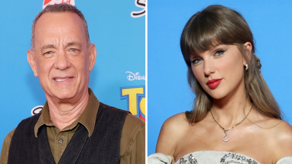 Tom Hanks diz que a música de 'Toy Story 5' de Taylor Swift foi mantida 'ultrassecreta' do elenco até o dia do lançamento