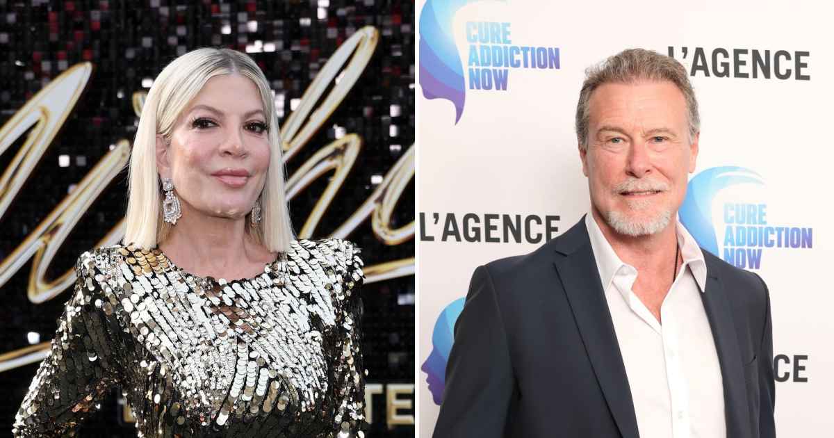 Tori Spelling e Dean McDermott se reúnem para a formatura da filha
