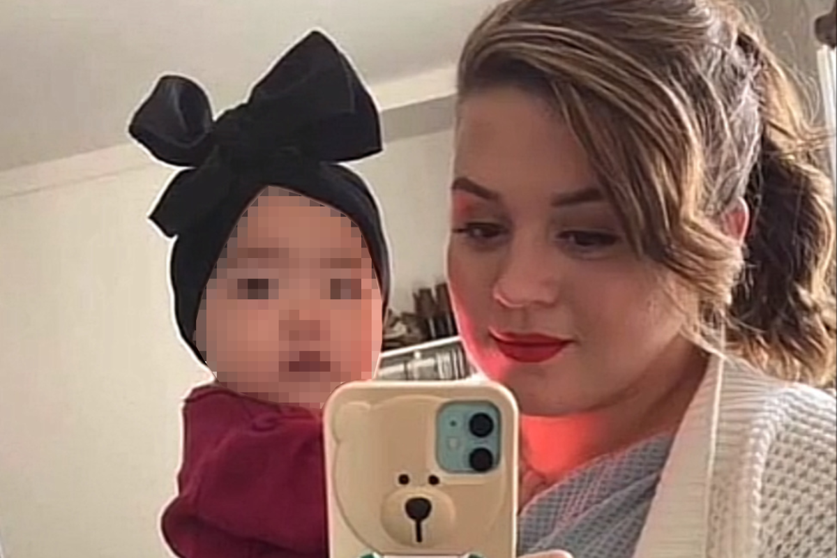 Sherry Santana De Leon pictured with baby Emily.