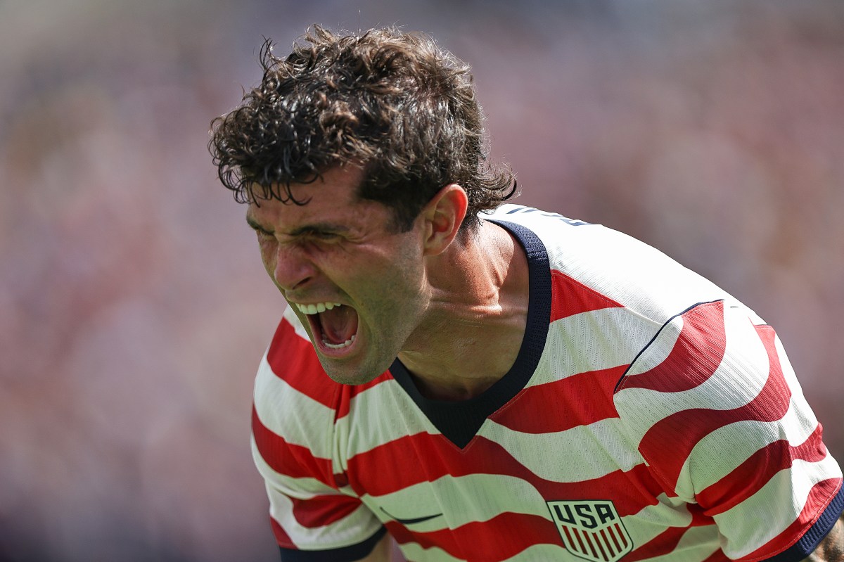 Chris Richards of the United States reacts prior to the international friendly match between United States and Germany at Soldier Field on June 06, 2026 in Chicago, Illinois. (Photo by Omar Vega/USSF/Getty Images)