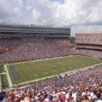The Swamp during a 45 to 30 win by the Florida Gators over the Arkansas Razorbacks on October 2, 2004 at Ben Hill Griffin Stadium in Gainesville, Florida. (Photo by Wesley Hitt/WireImage) *** Local Caption ***