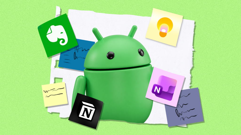 Usei Google Keep, OneNote, Notion e Evernote por um mês no Android – apenas um me tornou um anotador melhor