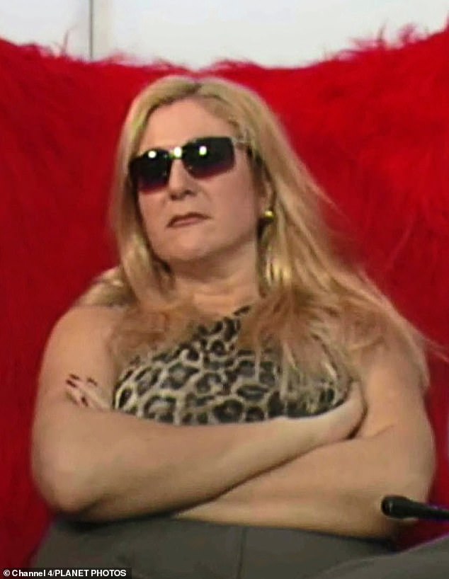 Vanessa na Sala do Diário na série de 2001 do Celebrity Big Brother