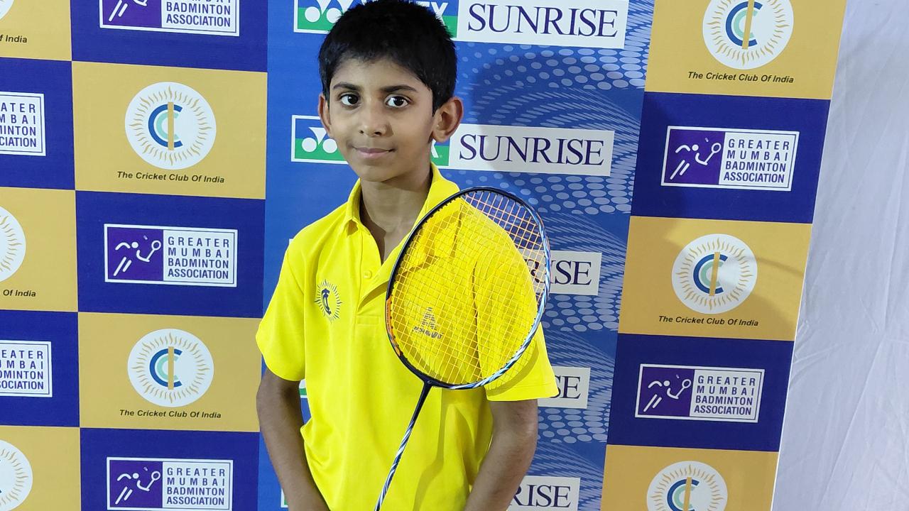 Vivaan, da CCI, conquista o título de badminton sub-13