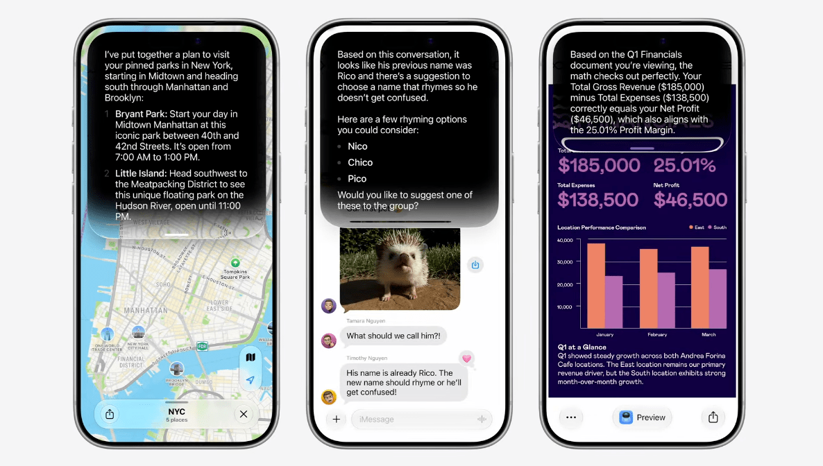 Casos de uso de Siri AI da Apple na WWDC 2026