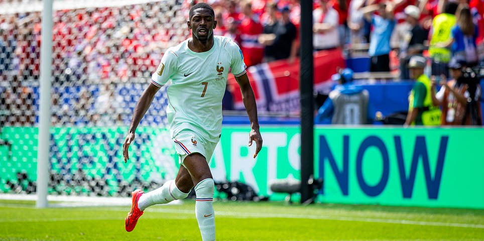 x França - Grupo I da Copa do Mundo AO VIVO: Ousmane Dembele consegue um HAT TRICK impressionante no primeiro tempo enquanto os bicampeões ameaçam causar tumultos - Noruega com Erling Haaland assistindo do BANCO