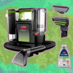Limpador profundo portátil para carpetes e estofados Bissell Little Green Max Pet SmartMix com tecnologia SmartMix (38572)