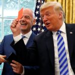 Donald Trump supostamente ligou para o chefe da FIFA, Gianni Infantino, para pedir-lhe que suspendesse a suspensão de um jogo concedida ao superastro dos EUA Folarin Balogun