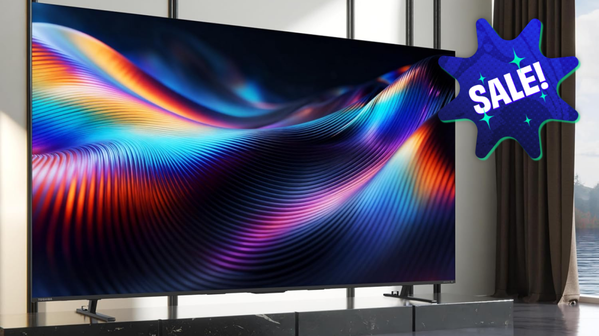 A TV Mini LED 4K premium Toshiba 2026 cai mais de 50% para o preço mais baixo de todos os tempos