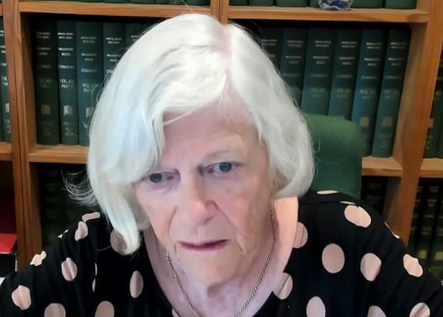 Ann Widdecombe, ex-deputada europeia e ministra conservadora, aparecendo na TalkTV em 8 de julho, que se acredita ser o dia em que foi morta
