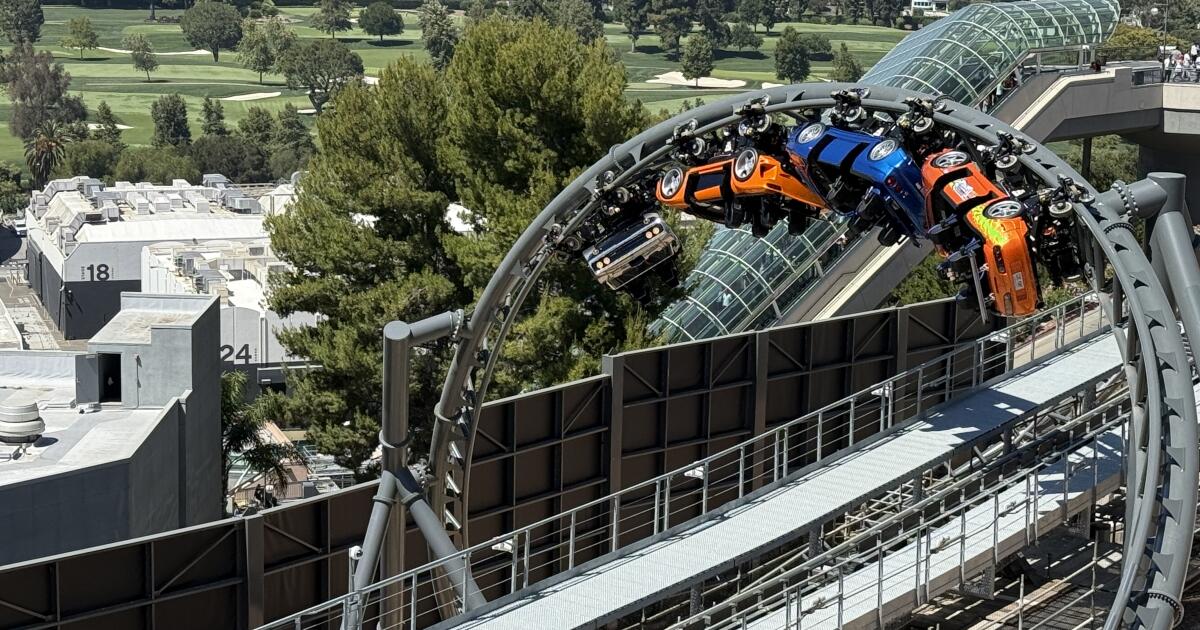 A montanha-russa de 'Velozes e Furiosos' não é atrasada por 'reclamações de barulho', diz Universal Studios