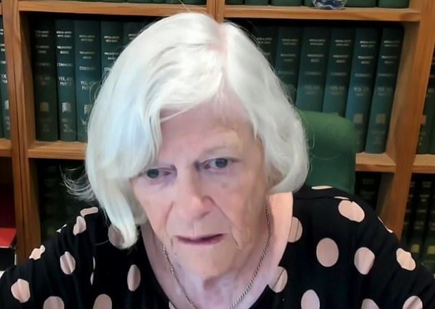 Sra. Widdecombe apareceu na Talk TV na quarta-feira antes de sua morte