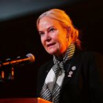 A presidente da ITTF, Petra Sorling, pretende levar o tênis de mesa a novos mercados e públicos mais amplos