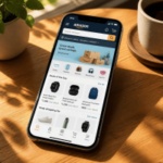 Amazon Appstore exibida em um smartphone, destacando a plataforma no centro de uma proposta de acordo de ação coletiva de jogos de azar em cassinos sociais em Washington.
