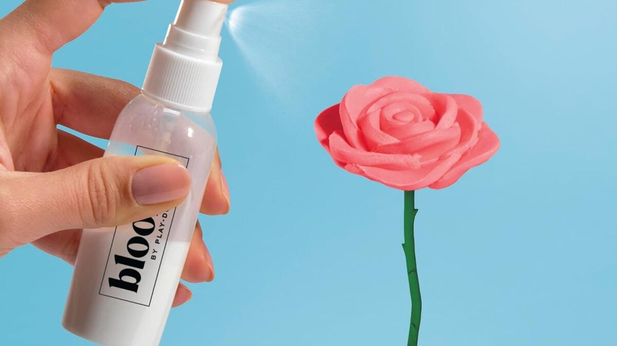 Kit de buquê Play-Doh Blooms Rosy Petite