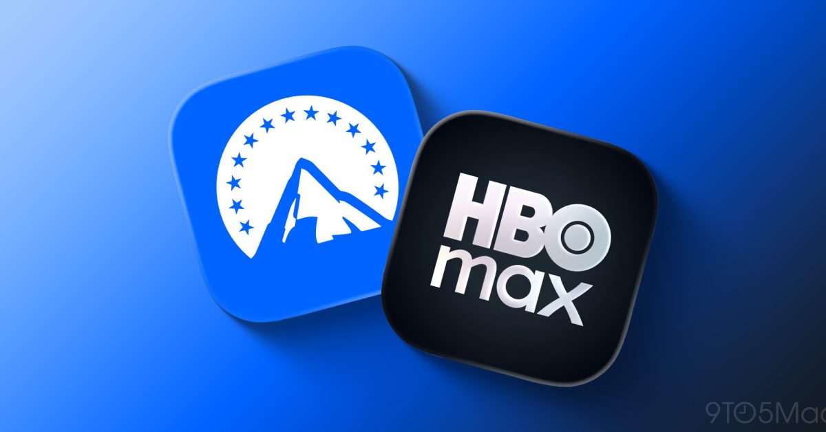 Afinal, HBO Max e Paramount+ não podem ser fundidas | A imagem mostra os dois logotipos em blocos de aplicativos