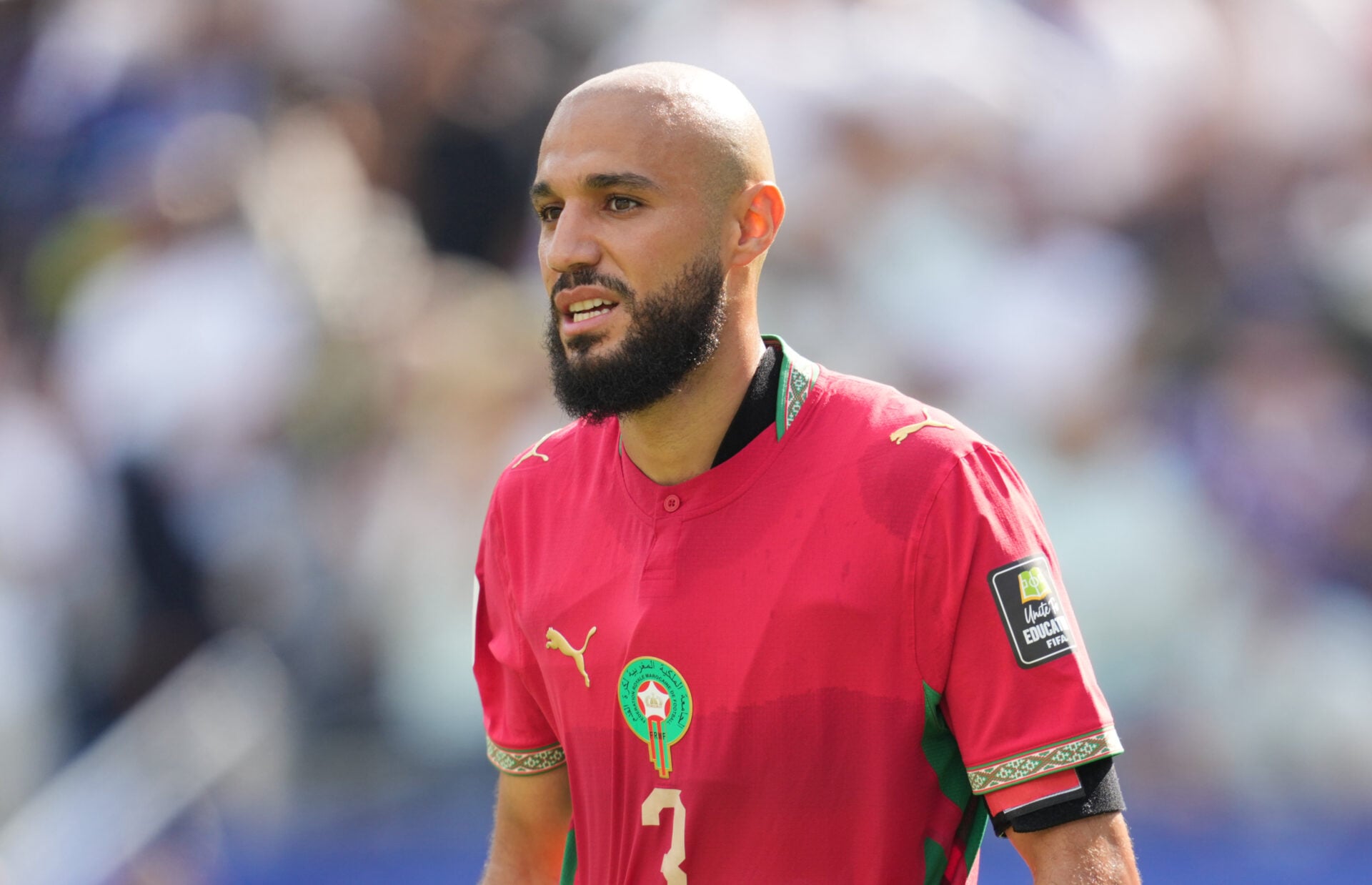 Analisando o desempenho de Noussair Mazraoui na derrota do Marrocos por 2 a 0 contra a França