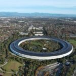 aerial of Apple Park