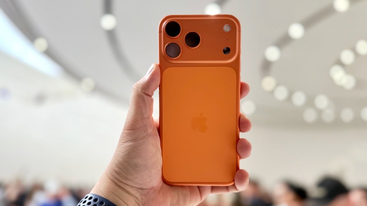 o iphone 17e em exibição