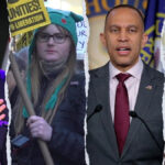 Mamdani, manifestante, Jeffries, Schumer