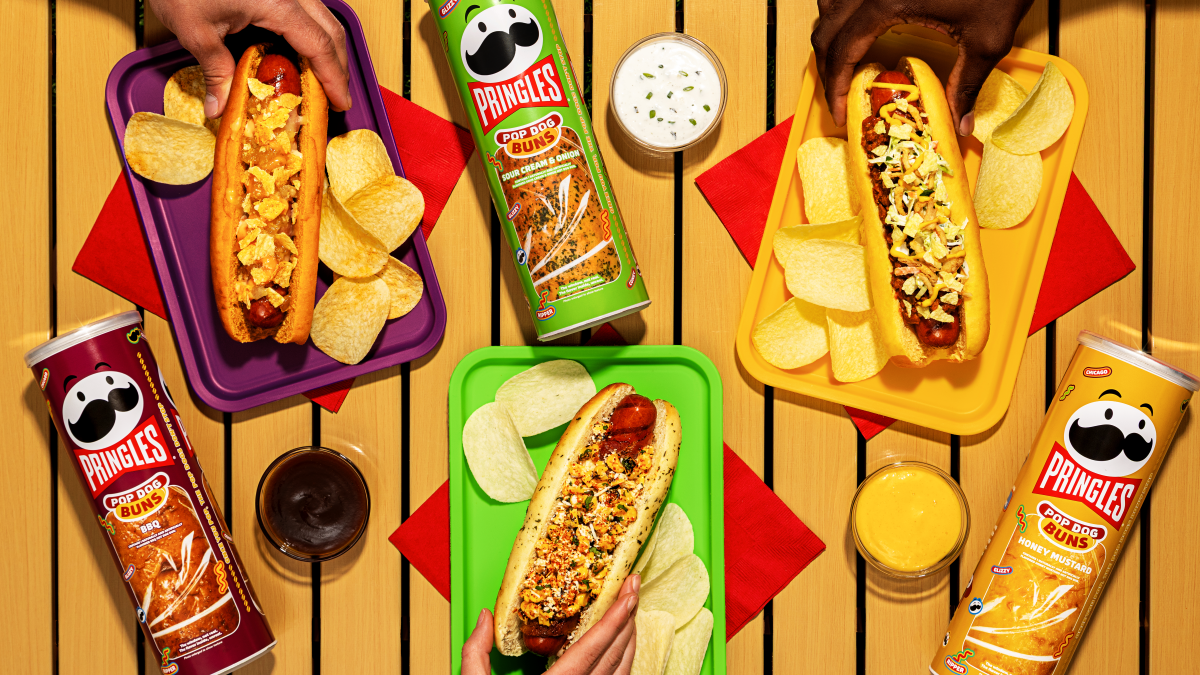 Pãezinhos Pringles Pop Dog