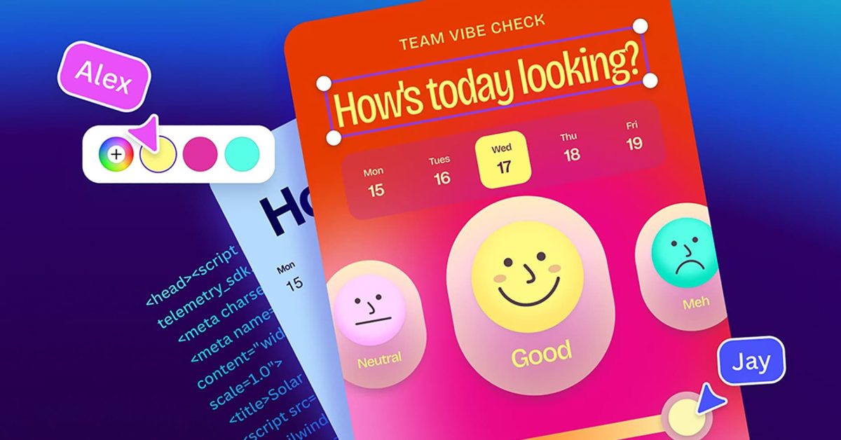 Canva Code 2.0 adiciona edição visual, importação de HTML e colaboração em tempo real