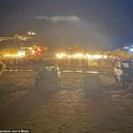 Um grande grupo de adolescentes se reuniu na praia de Polzeath esta semana, onde supostamente beberam quantidades excessivas de álcool, quebraram copos e fizeram sexo