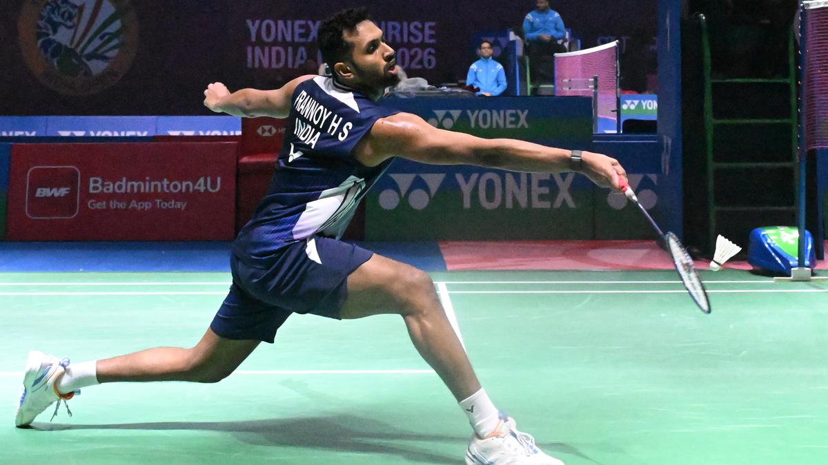 China Open 2026: Prannoy cai na primeira rodada, Sihag sucumbe após dura luta