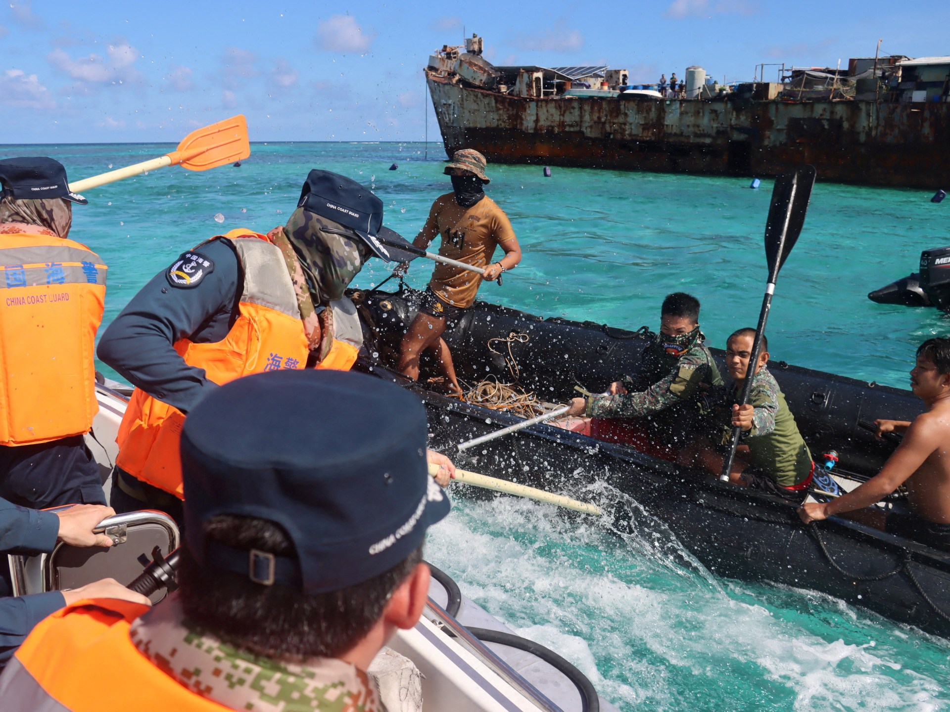 China e Filipinas trocam acusações após marinheiro ferido no mar
