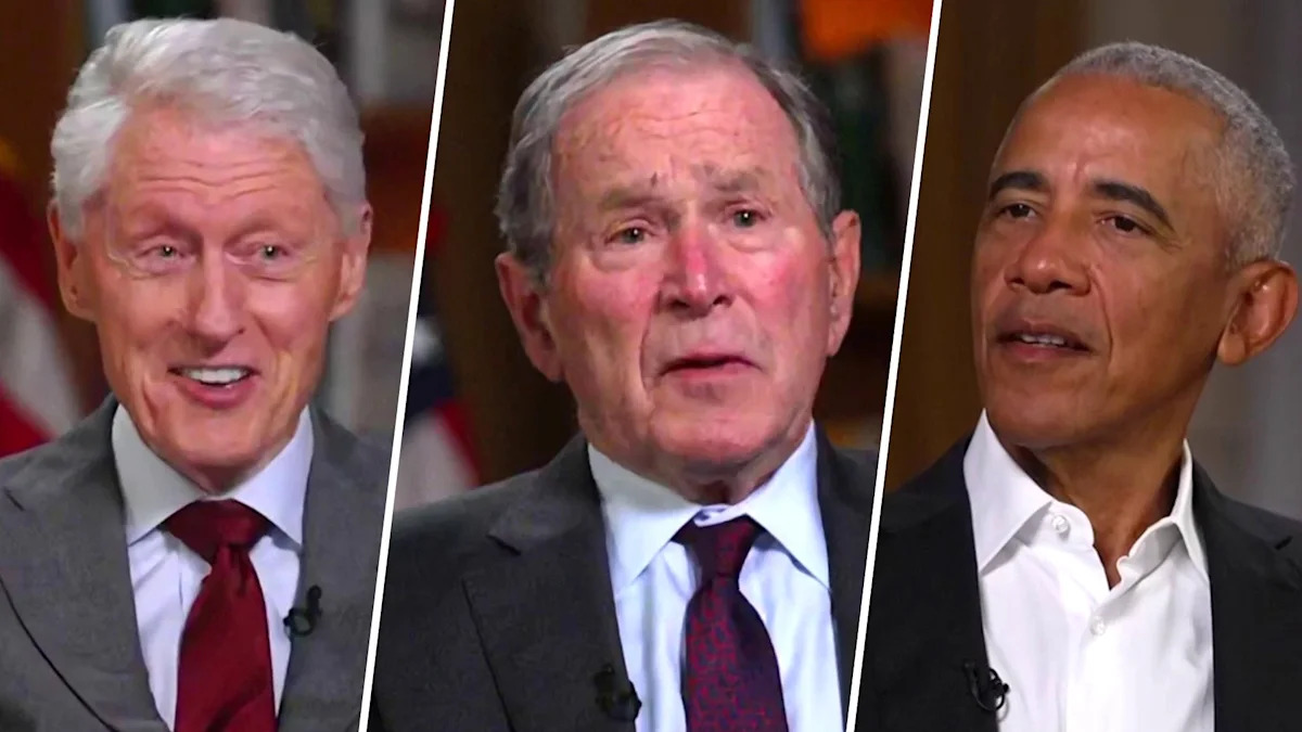 Clinton, Bush, Obama e Biden compartilham mensagem para a América em 250