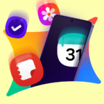 Assistentes digitais de IA em telefone Android mostrando Amazon Alexa Gemini, Bixby, ChatGPT, Copilot e Grok