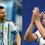 Lionel Messi nº 10 da Argentina tira companheiros de equipe para fora do túnel para aquecimento antes da partida das quartas de final da Copa do Mundo FIFA de 2026 entre Argentina e Suíça