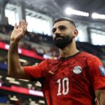 Mohamed Salah em ação.