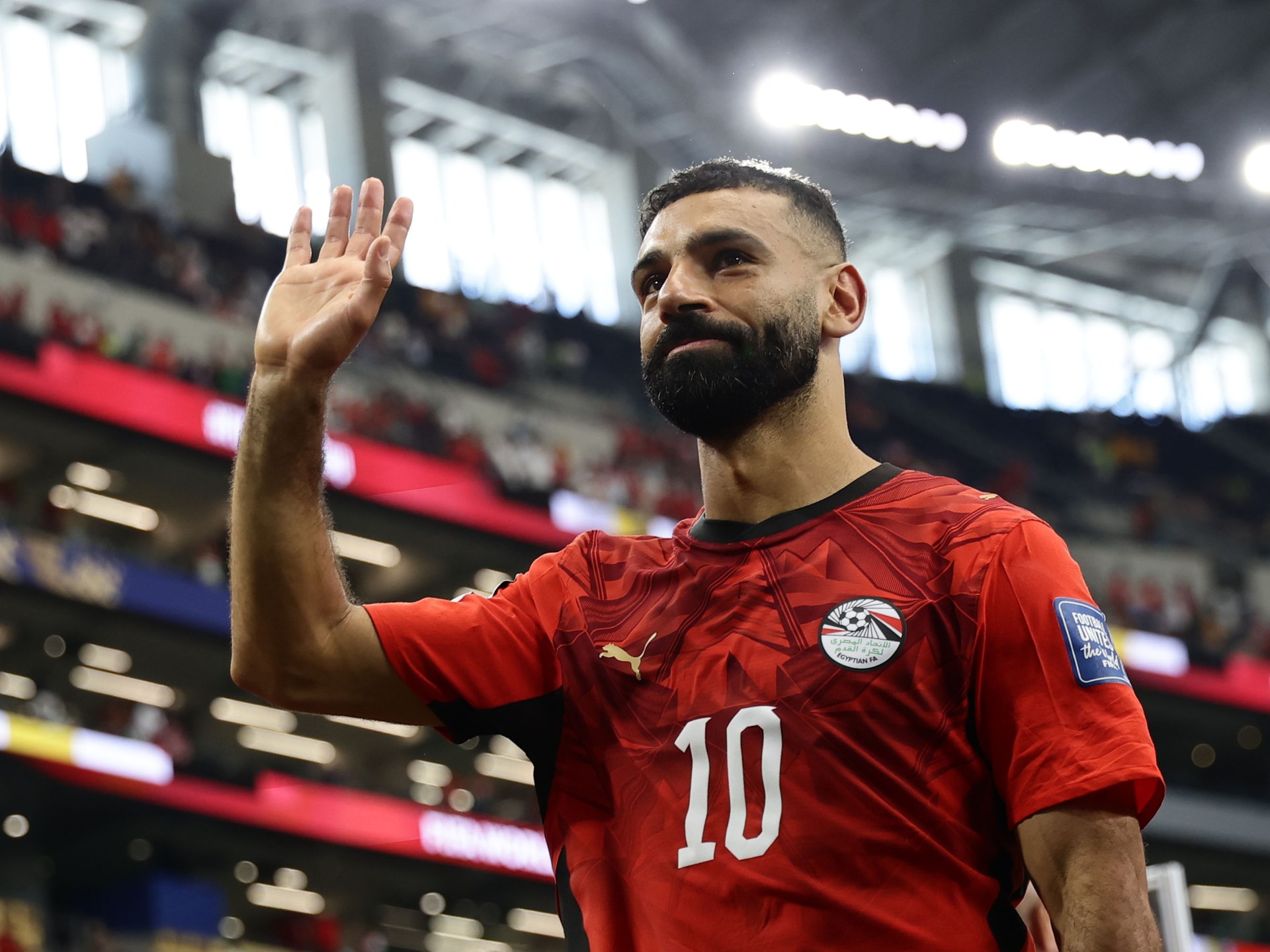 Mohamed Salah em ação.