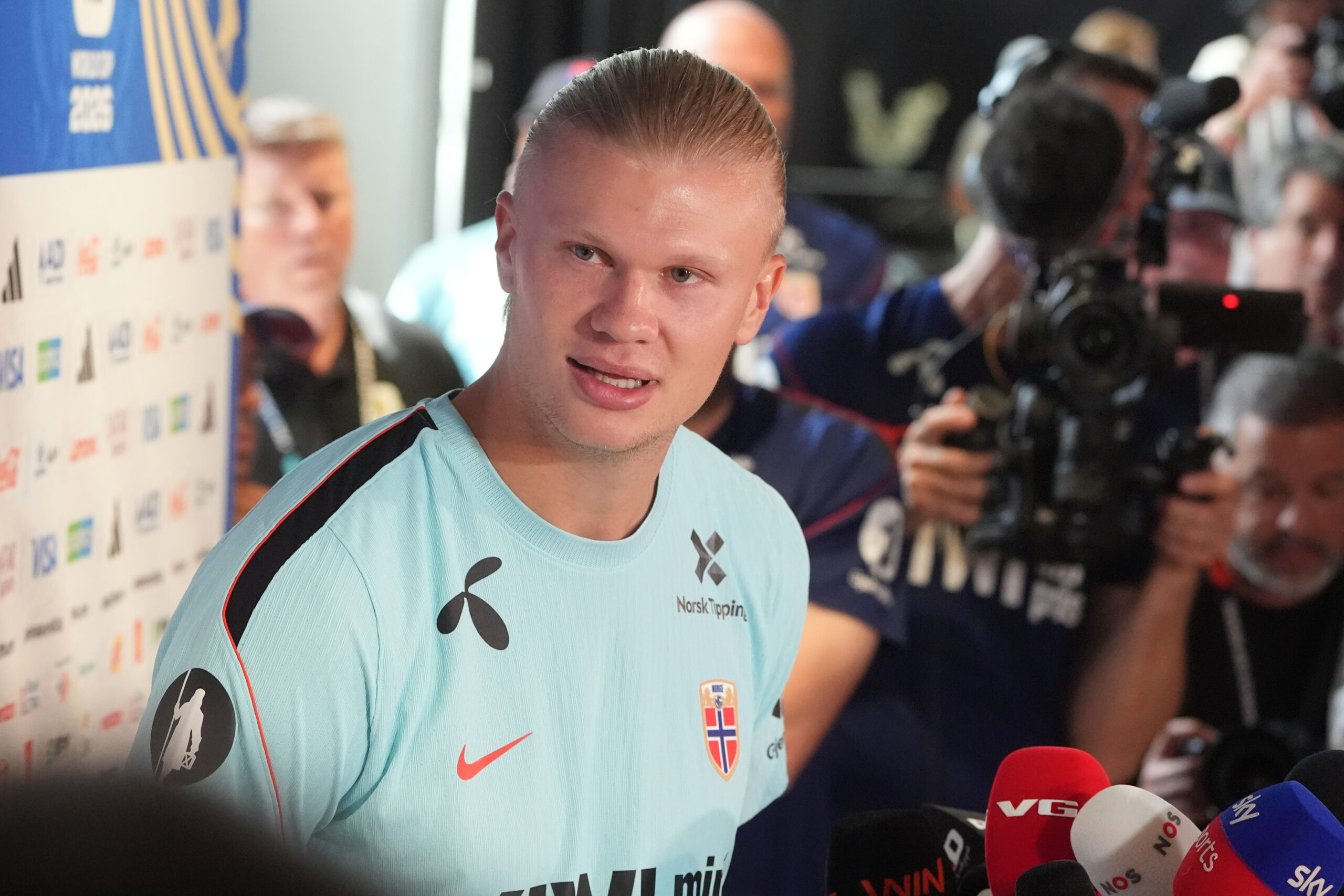 Copa do Mundo Noruega x Inglaterra Erling Haaland