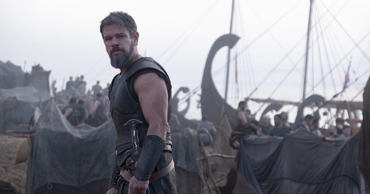 Matt Damon em 'A Odisséia'.