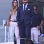 David e Victoria Beckham uniram-se com os filhos Romeo e Cruz na final da Copa do Mundo no domingo.