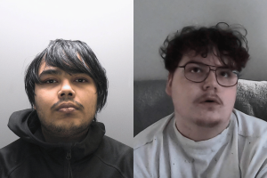 Imagem composta mostrando os membros condenados do Scattered Spider, Thalha Jubair (à esquerda) e Owen Flowers (à direita), que foram condenados pelo ataque cibernético do Transport for London em 2024, vinculado ao grupo de hackers por trás das violações do MGM Resorts e do Caesars Entertainment.
