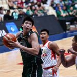 Geo Chiu do Terrafirma Dyip durante um jogo contra Titan Ultra Giant Risers na Copa dos Governadores do PBA de 2026.